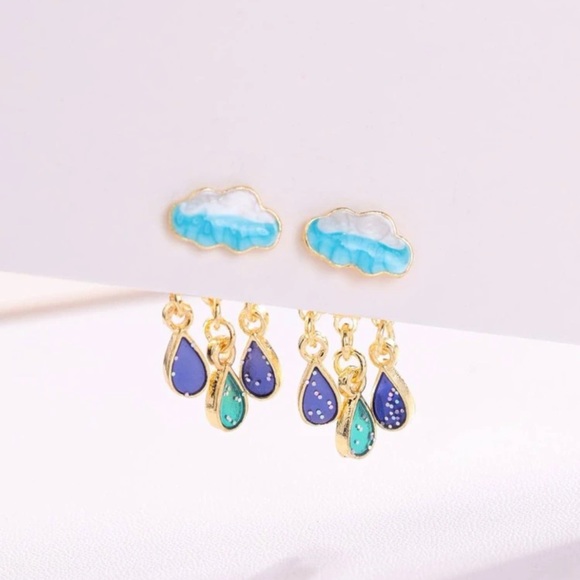 Rain Earrings - Picture 5 of 7